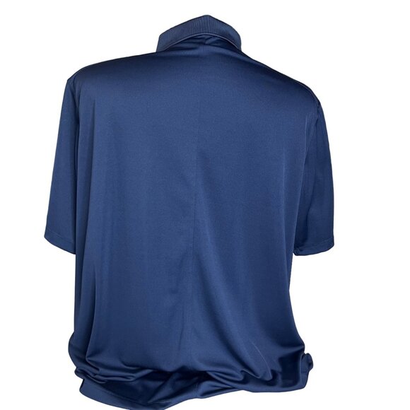 Nike Golf Polo Shirt Mens XXL Blue Activewear Drifit - Picture 2 of 8